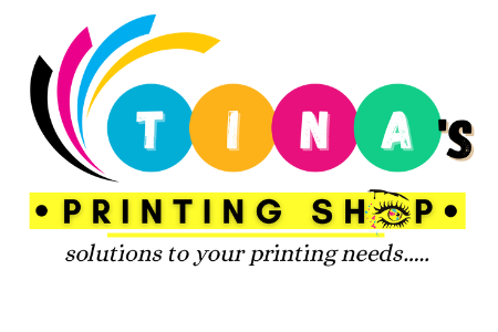Tina's Printing Shop Logo